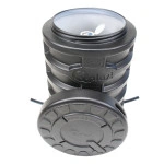 Camin apometru HDPE, termoizolat D560 H900 cu inst. 3/4 si contor DN20 Zenner MNK