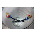 Camin apometru HDPE, termoizolat D.560 H.1100 cu instalatie 1