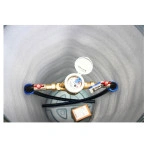 Camin apometru HDPE, termoizolat D560 H1100 cu inst. 3/4 si contor DN20 Zenner MNK