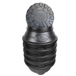 Camin apometru HDPE triplustrat D.800 H.1200 negru cu capac