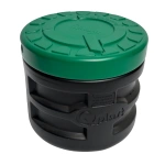 Camin pentru vane HDPE triplustrat H.500 negru cu capac verde 