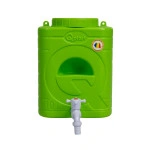 Rezervor apă 10L cu robinet – mini chiuvetă portabilă pentru grădină, camping, fără curent (verde)