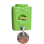 Rezervor PE cu robinet pentru curte/gradina/camping 10L VERDE