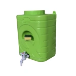 Rezervor PE cu robinet pentru curte/gradina/camping 15L VERDE