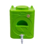Rezervor apă 20L cu robinet – mini chiuvetă portabilă pentru grădină, camping, fără curent (verde)