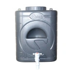 Rezervor PE cu robinet pentru curte/gradina/camping 20L ANTRACIT