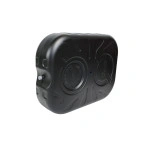 Dus de vara PE Qplast  75L negru 