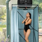 Dus de vara PE Qplast  75L negru 