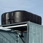 Dus de vara PE Qplast  75L negru 