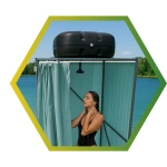 Dus de vara PE Qplast  100L negru 