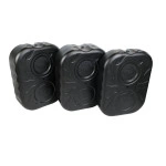 Dus de vara PE Qplast  125L negru 