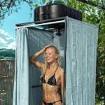 Dus de vara PE Qplast  125L negru 